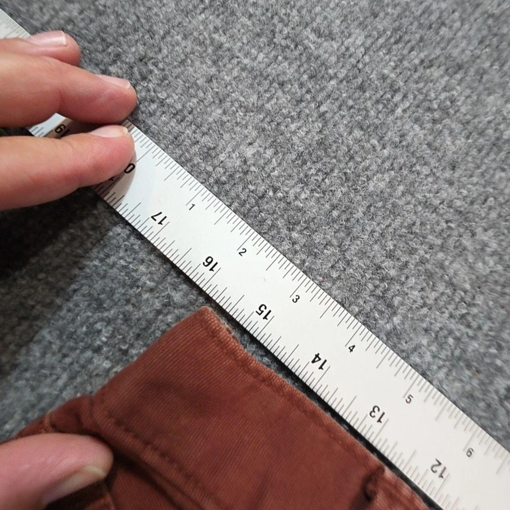 Carhartt Pants Mens 32x34 Brown Relaxed Fit Canvas Carpenter Workwear Stretch